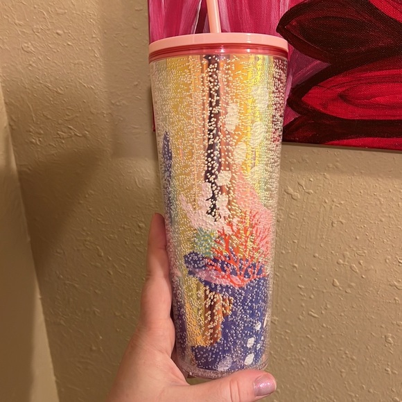 NWOT Coral Reef Bubble Starbucks (Venti) - Picture 1 of 3